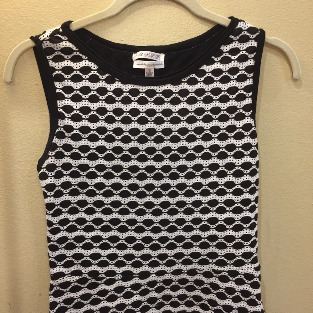 Black and White Dress